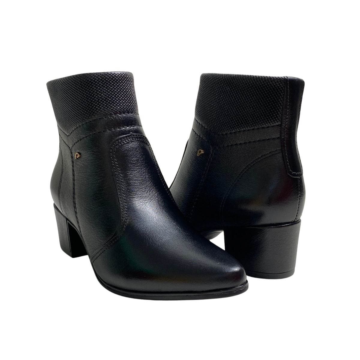 Bota Pegada Feminina 280906 Preto Preto 5