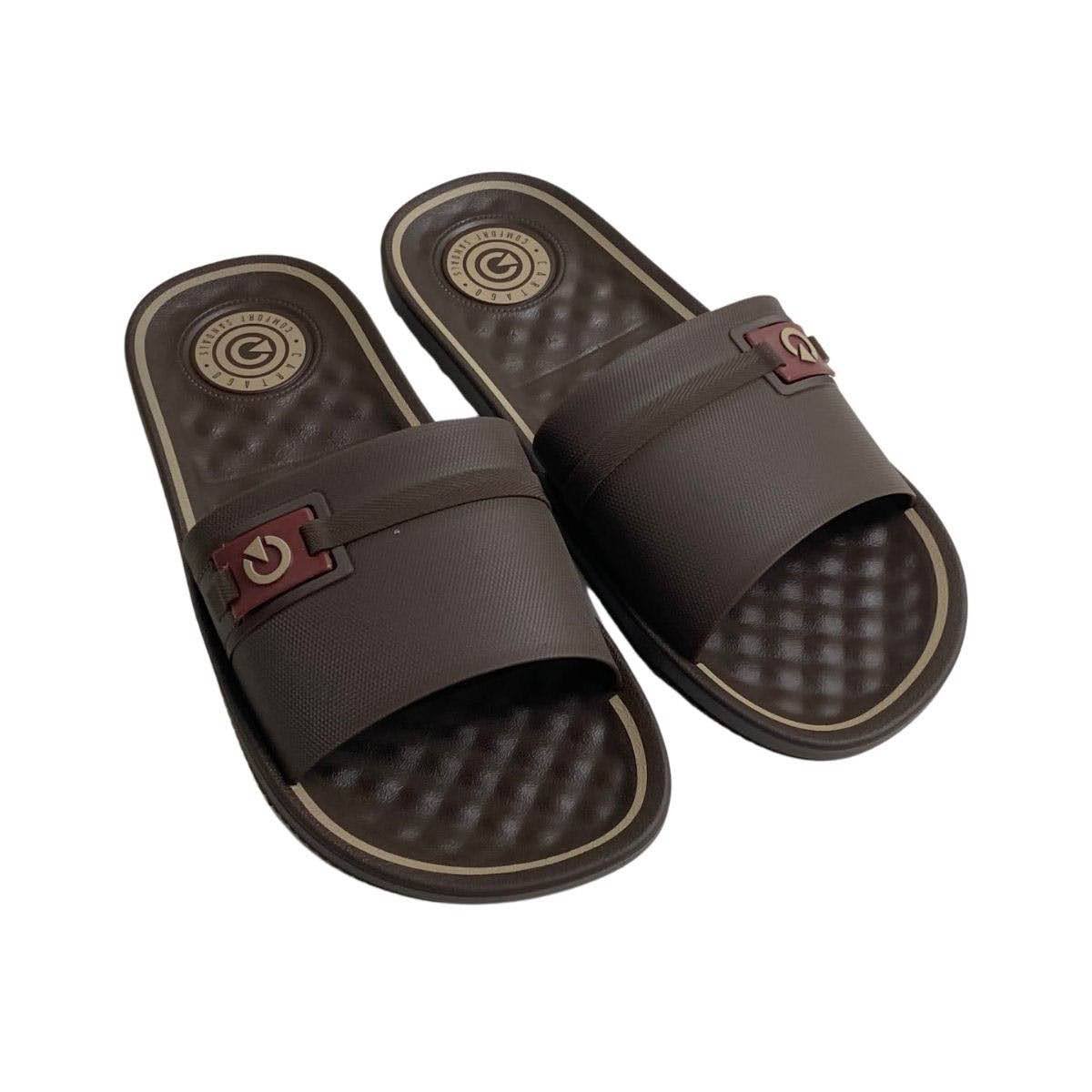Chinelo Cartago Masculino 12393 Marrom Marrom 4