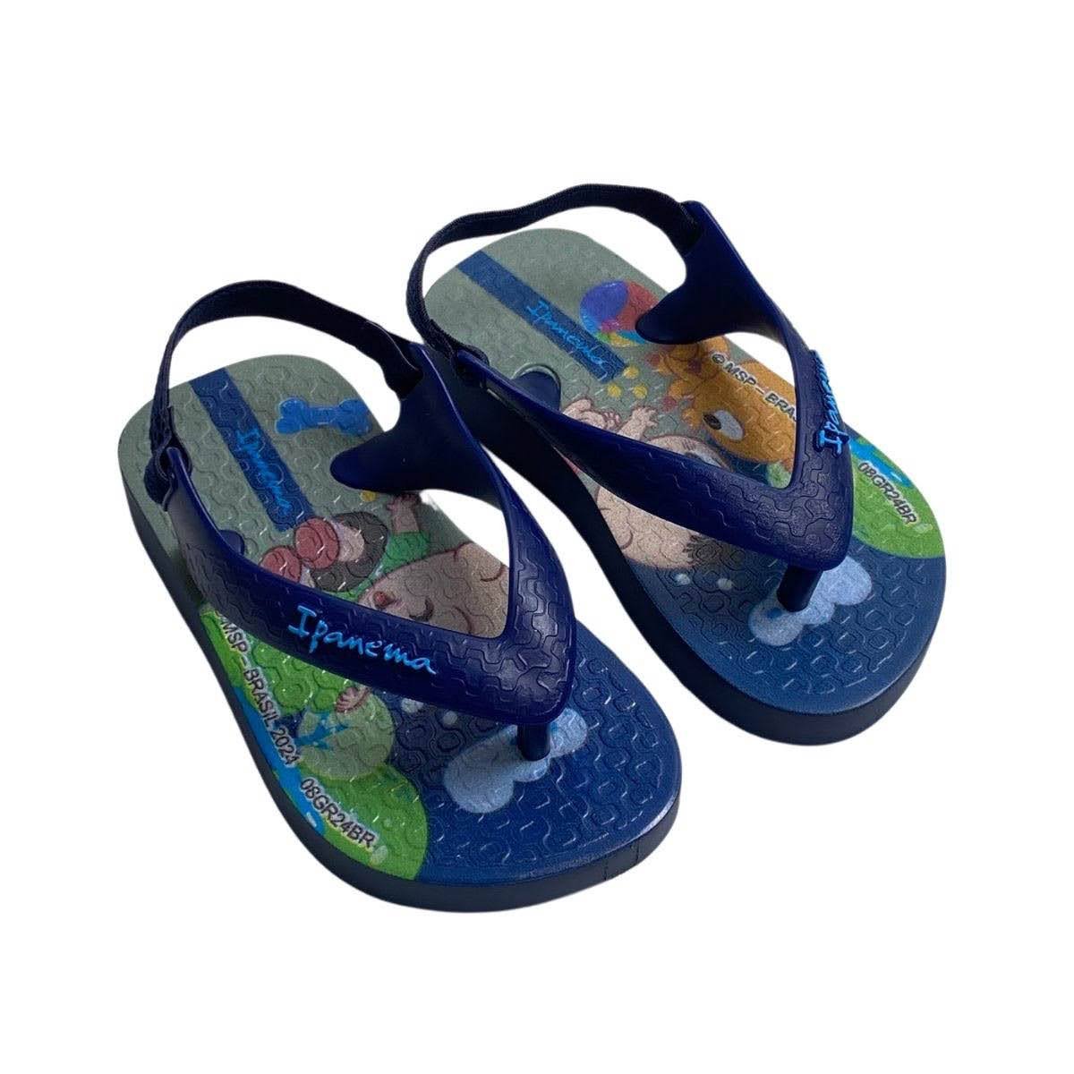 Chinelo Turma da Mônica Ipanema Infantil Menino 26791M Marinho Azul 4