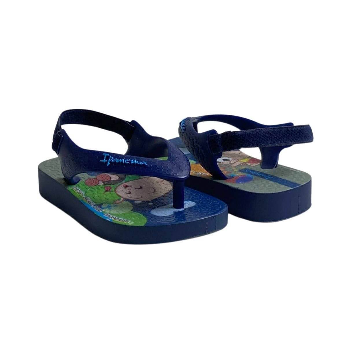 Chinelo Turma da Mônica Ipanema Infantil Menino 26791M Marinho Azul 5