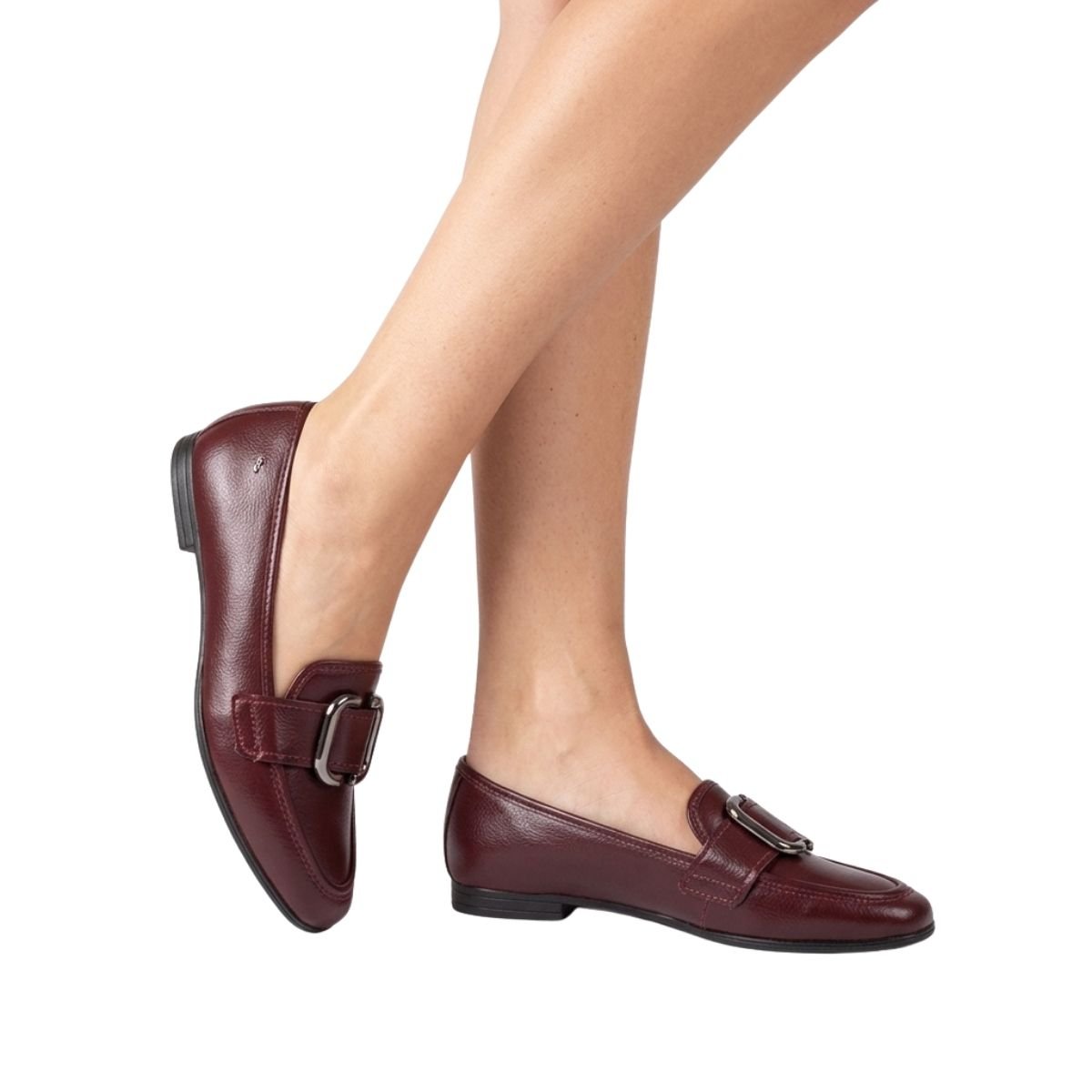 Mocassim Dakota Feminino D2131 Bordo Bordô 2