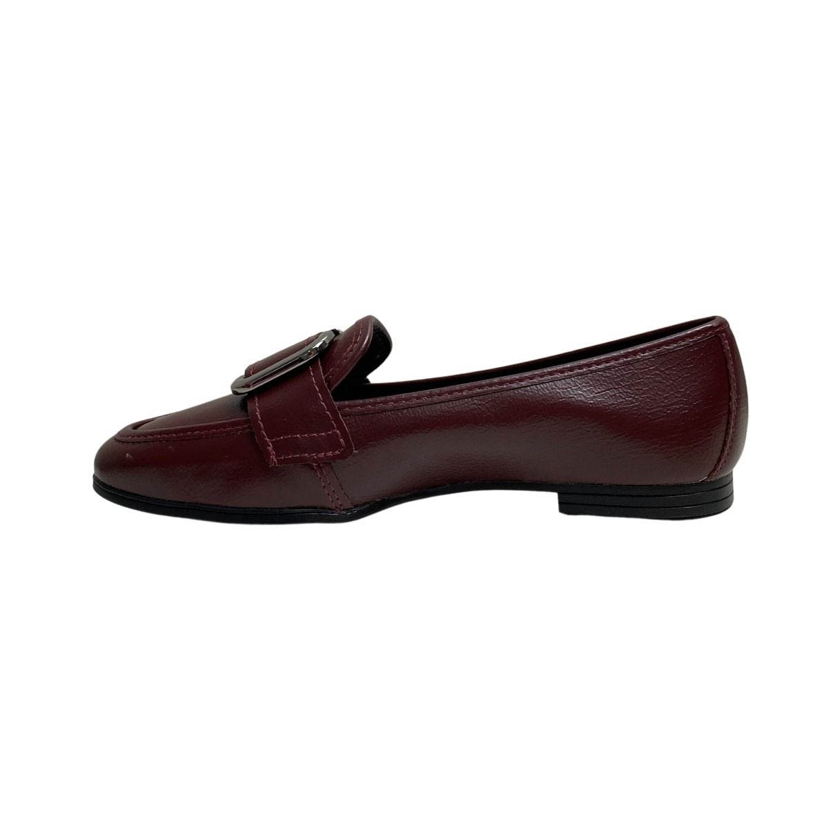 Mocassim Dakota Feminino D2131 Bordo Bordô 3