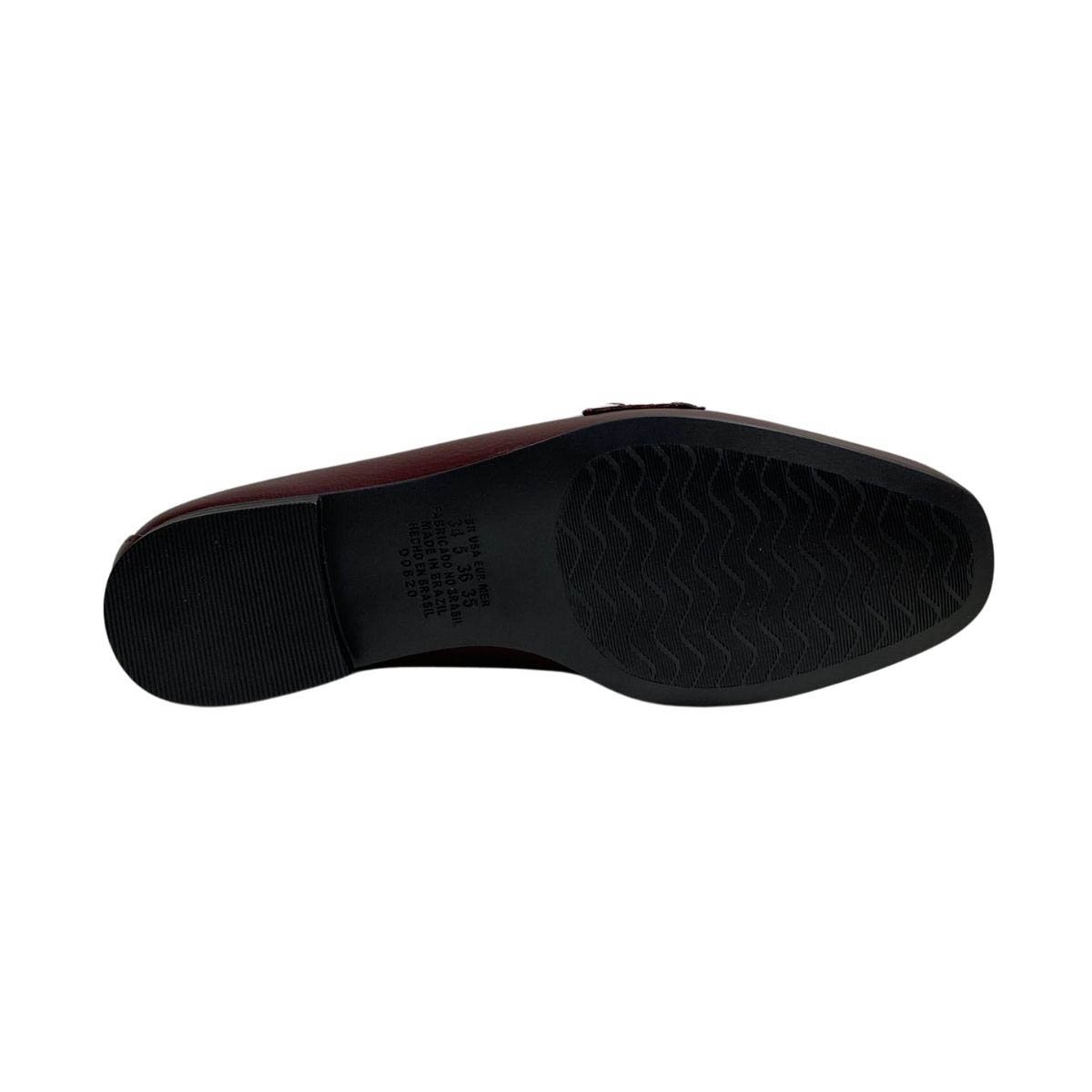 Mocassim Dakota Feminino D2131 Bordo Bordô 6