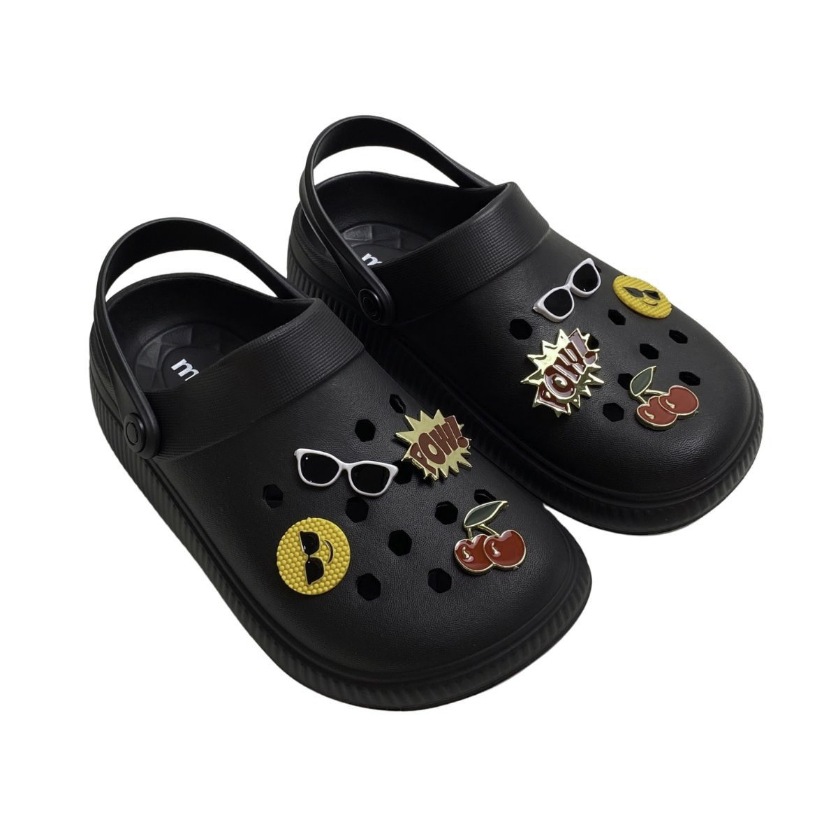 Babuche Moleca Feminino 5832201 Preto Preto 5