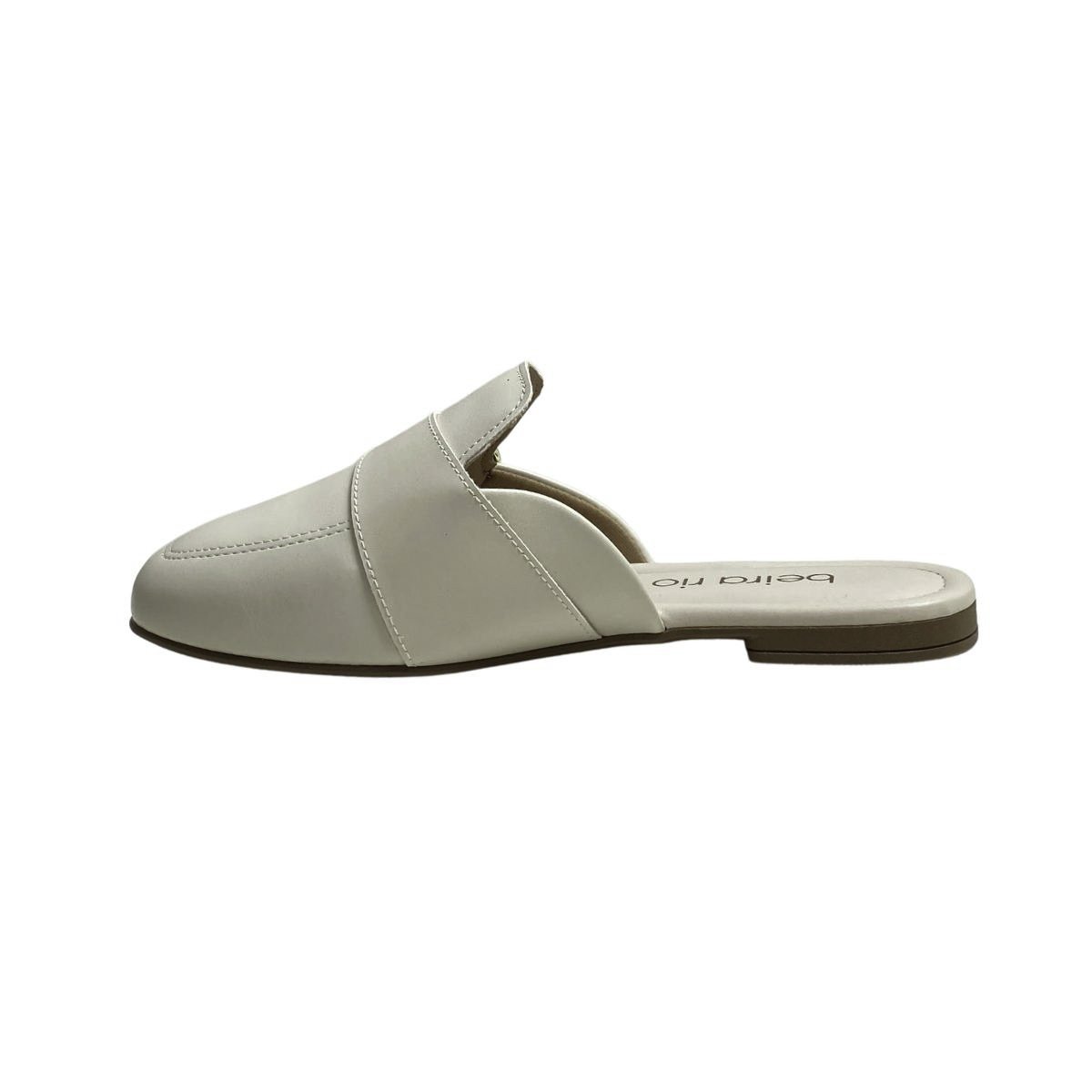 Sapatilha Mule Beira Rio Feminino 4323116 Off White Branco 3