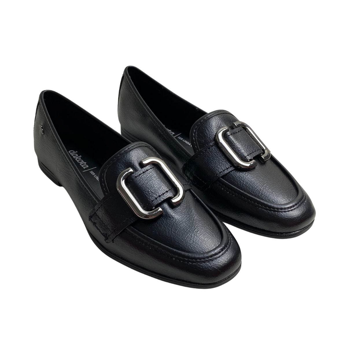 Mocassim Dakota Feminino D2131 Preto Preto 4