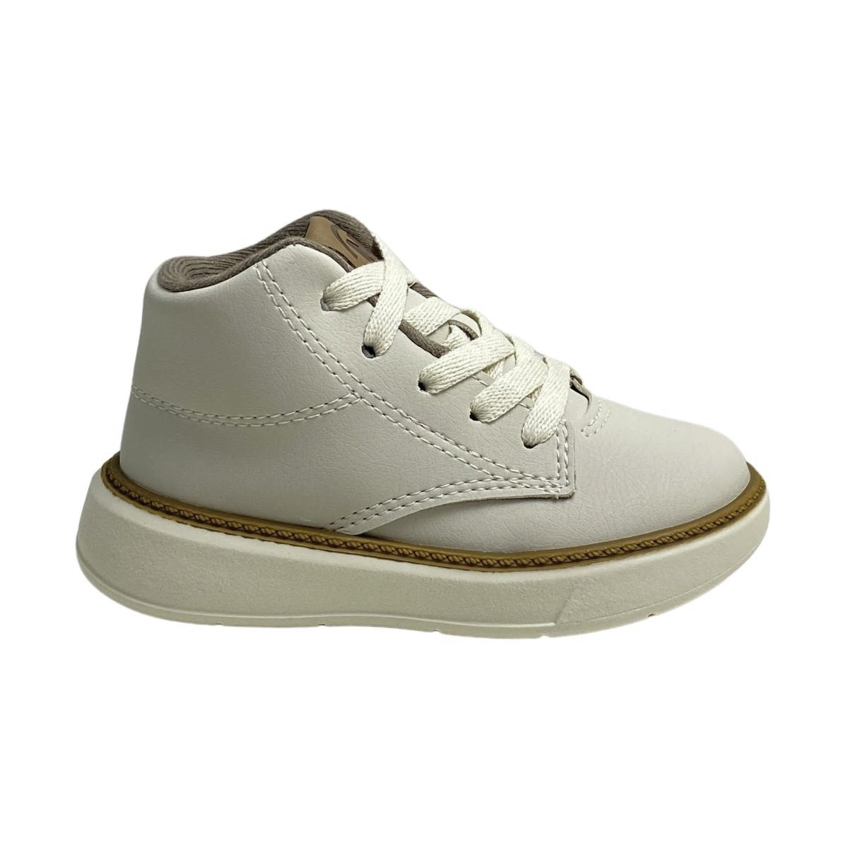 Coturno Molekinho Infantil Masculino 2631219 Off White