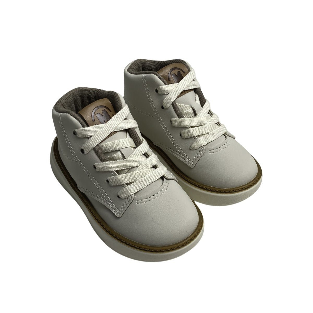 Coturno Molekinho Infantil Masculino 2631219 Off White Branco 4
