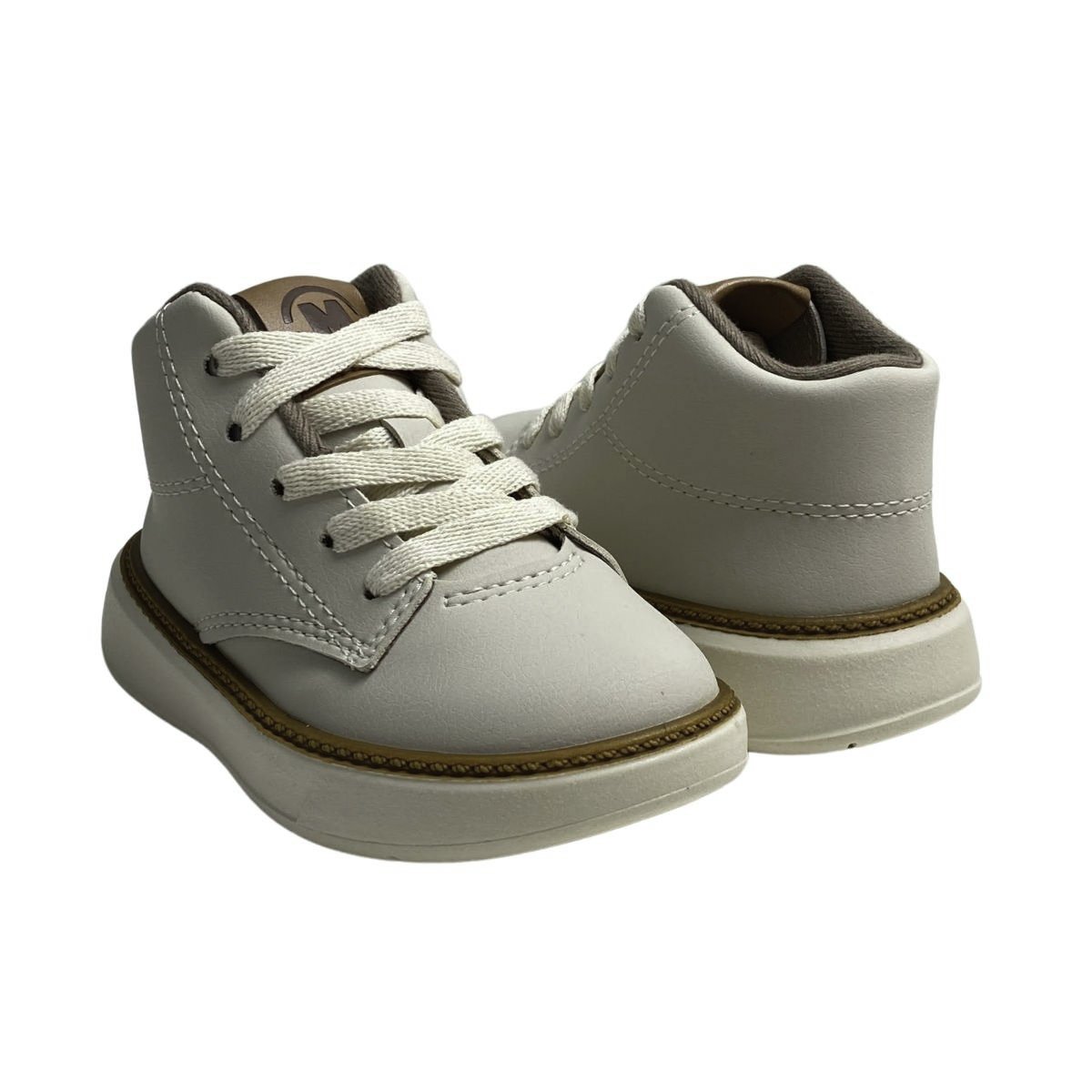 Coturno Molekinho Infantil Masculino 2631219 Off White Branco 5