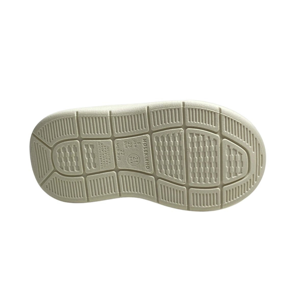 Coturno Molekinho Infantil Masculino 2631219 Off White Branco 6