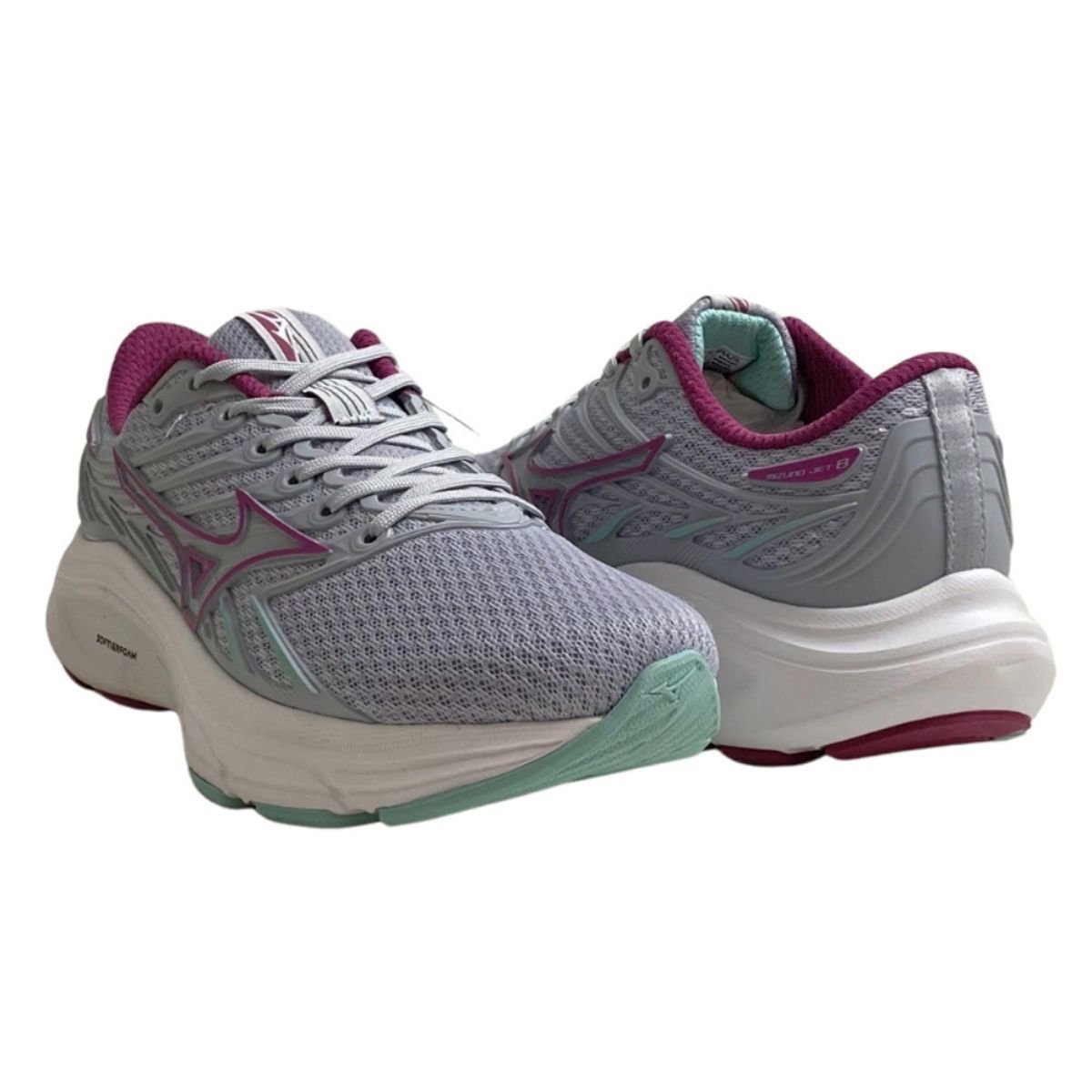 Tênis Mizuno Feminino 101043043F Cinza/Bordô Cinza 4