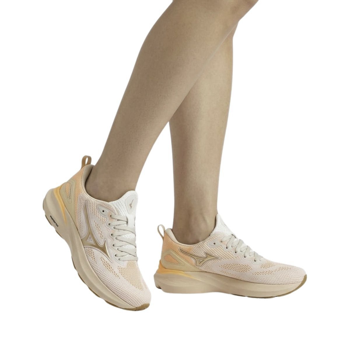 Tênis Glow 3 Mizuno Feminino 101133133F Creme Bege 2