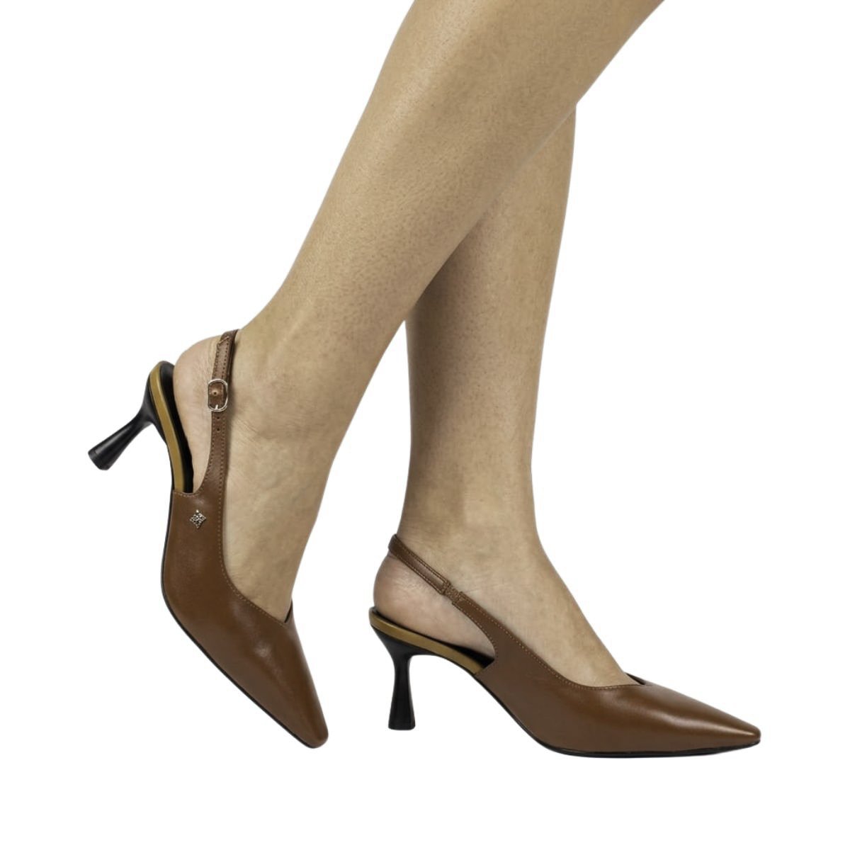 Di Valentini Scarpin Intense Feminino 530411916 Marrom Marrom 2