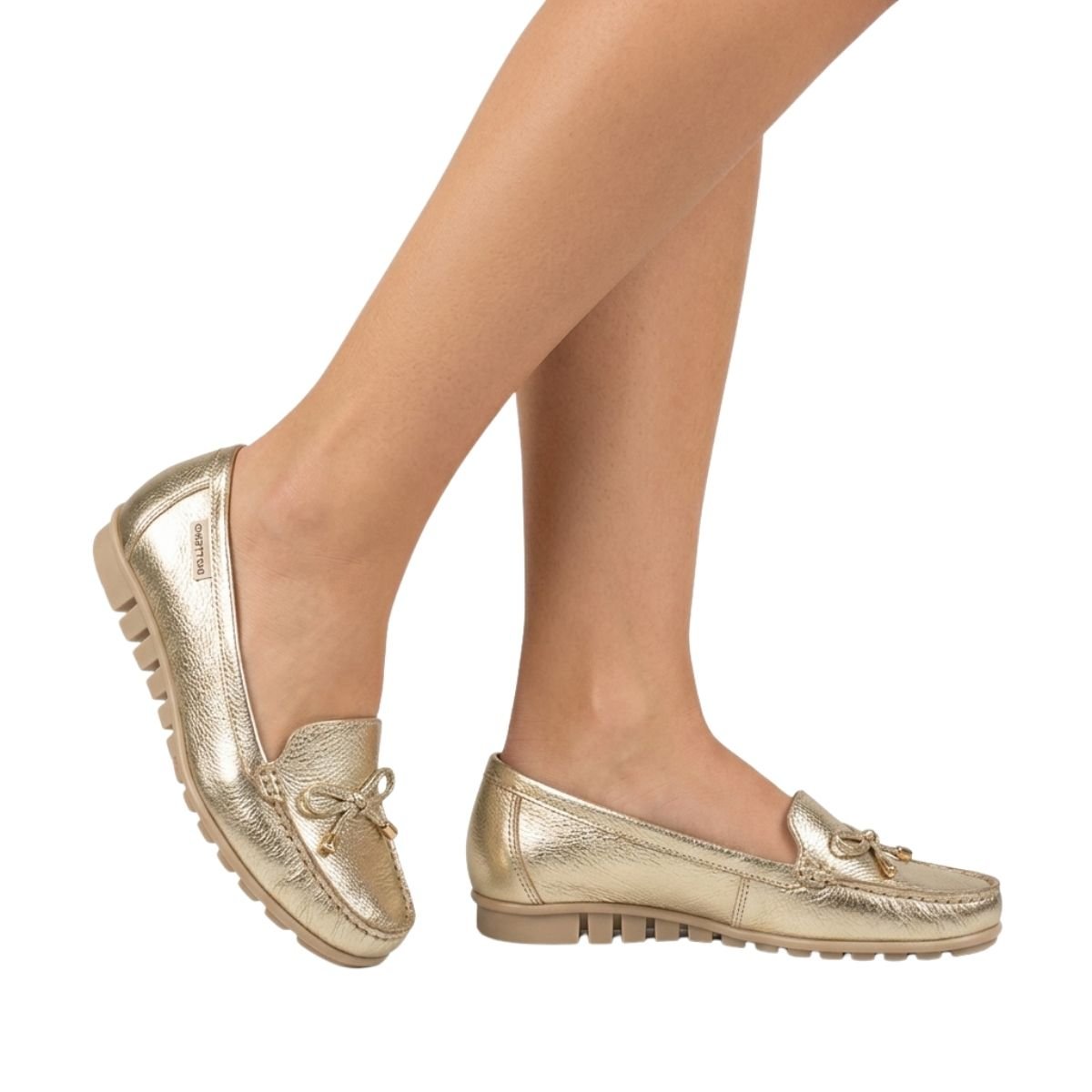 Mocassim Bottero Feminino 354001 Dourado Dourado 2