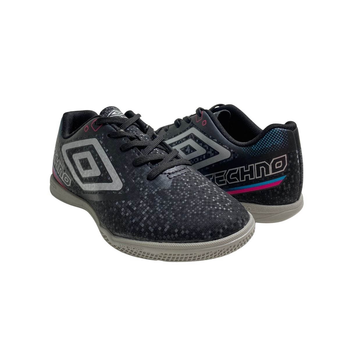 Tênis Futsal Umbro Infantil Menino UO7FB00341 Preto Preto 5