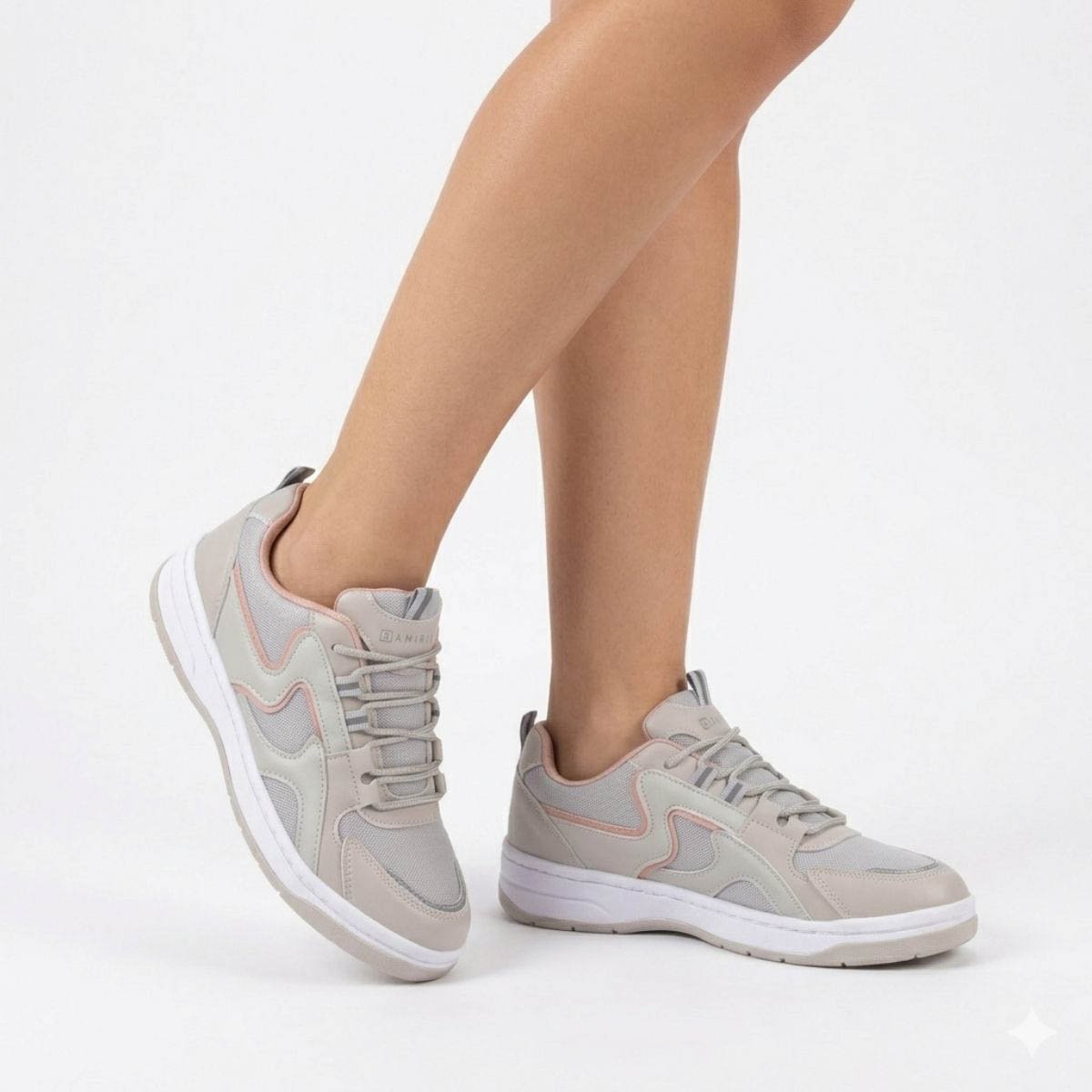 Tênis Ramarim Feminino 2563131 Cinza Branco