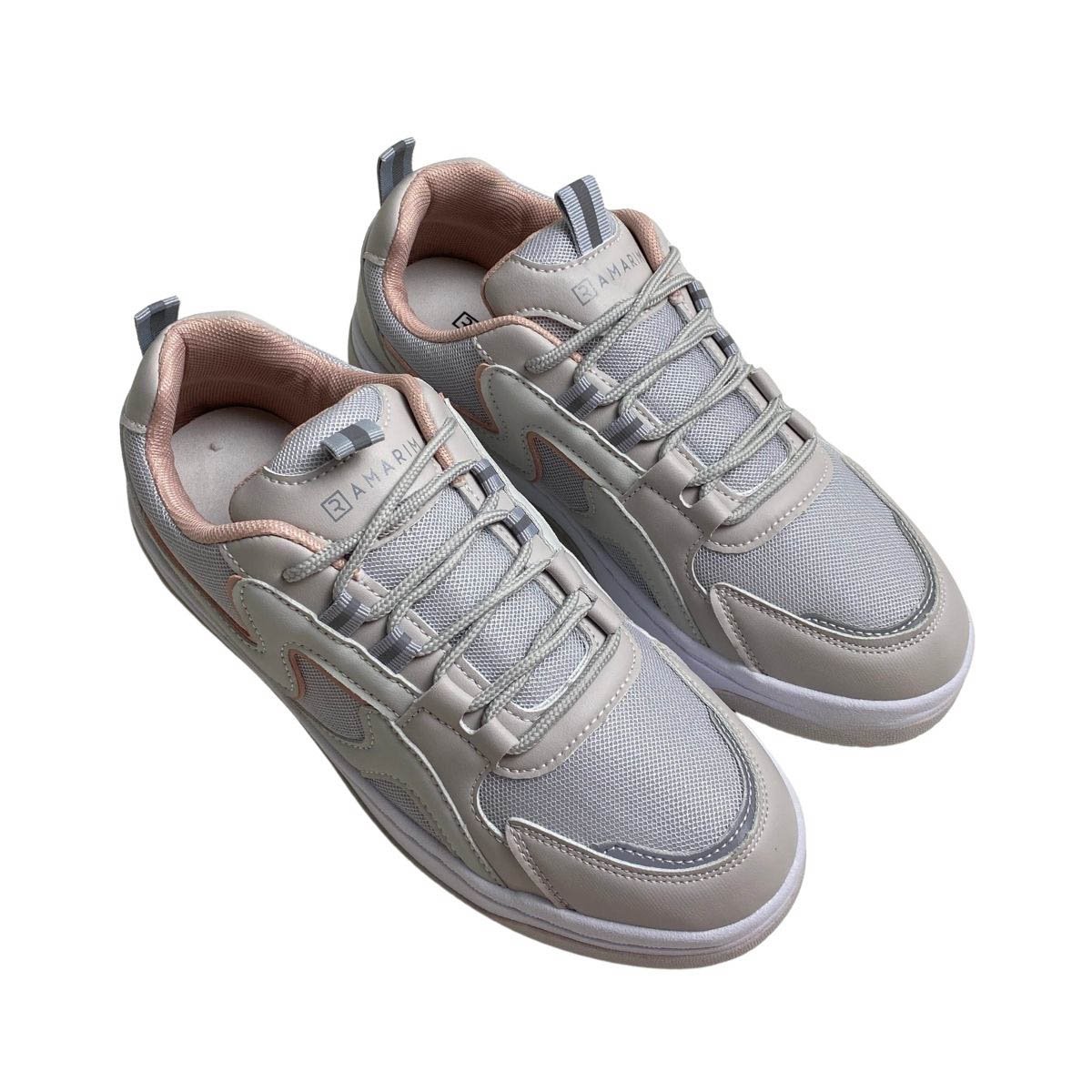 Tênis Ramarim Feminino 2563131 Cinza Branco 4