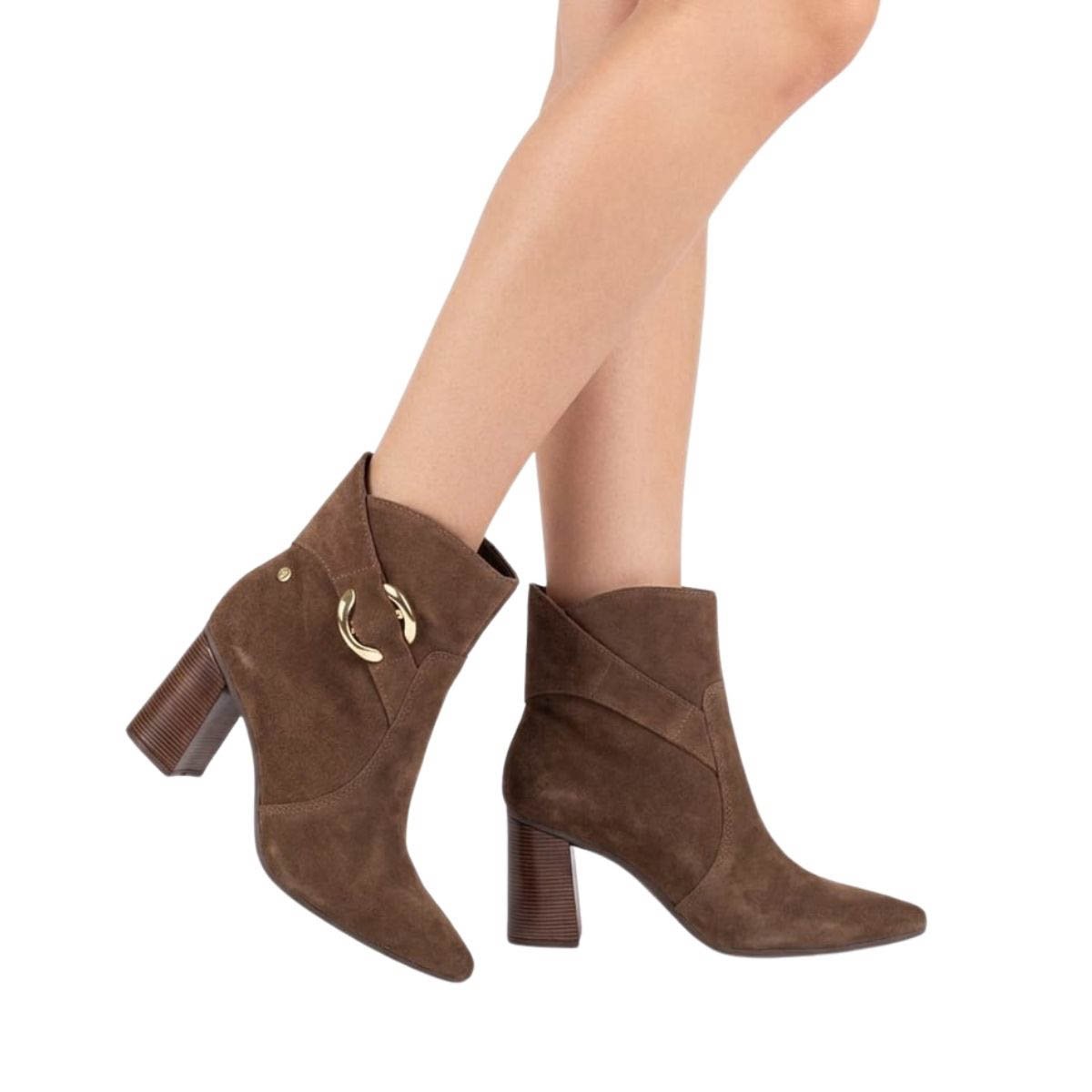 Bota Tanara Feminina T9561 Marrom Marrom 2