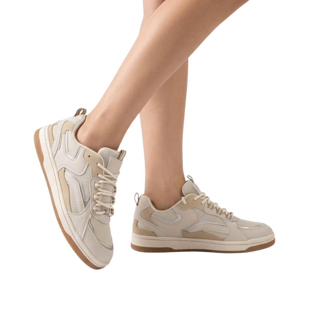 Tênis Ramarim Feminino 2563132 Creme Bege 2