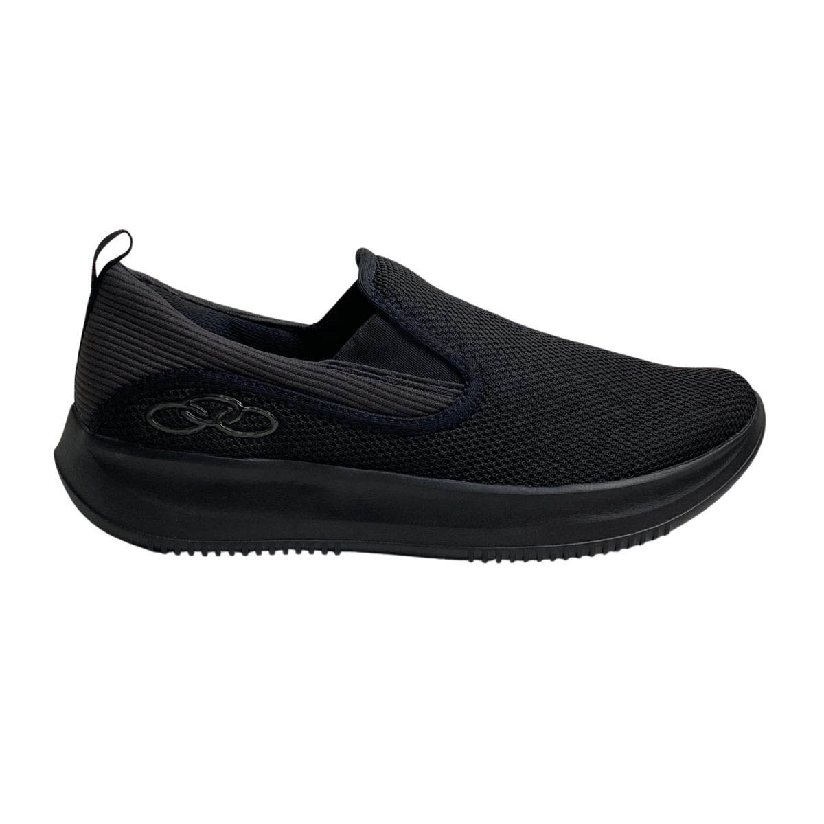 Tênis Wellness Olympikus Masculino 186OM Preto/Preto