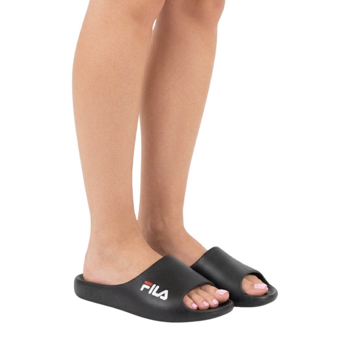 Chinelo Fila Feminino FO2SD00016 Preto Preto 2