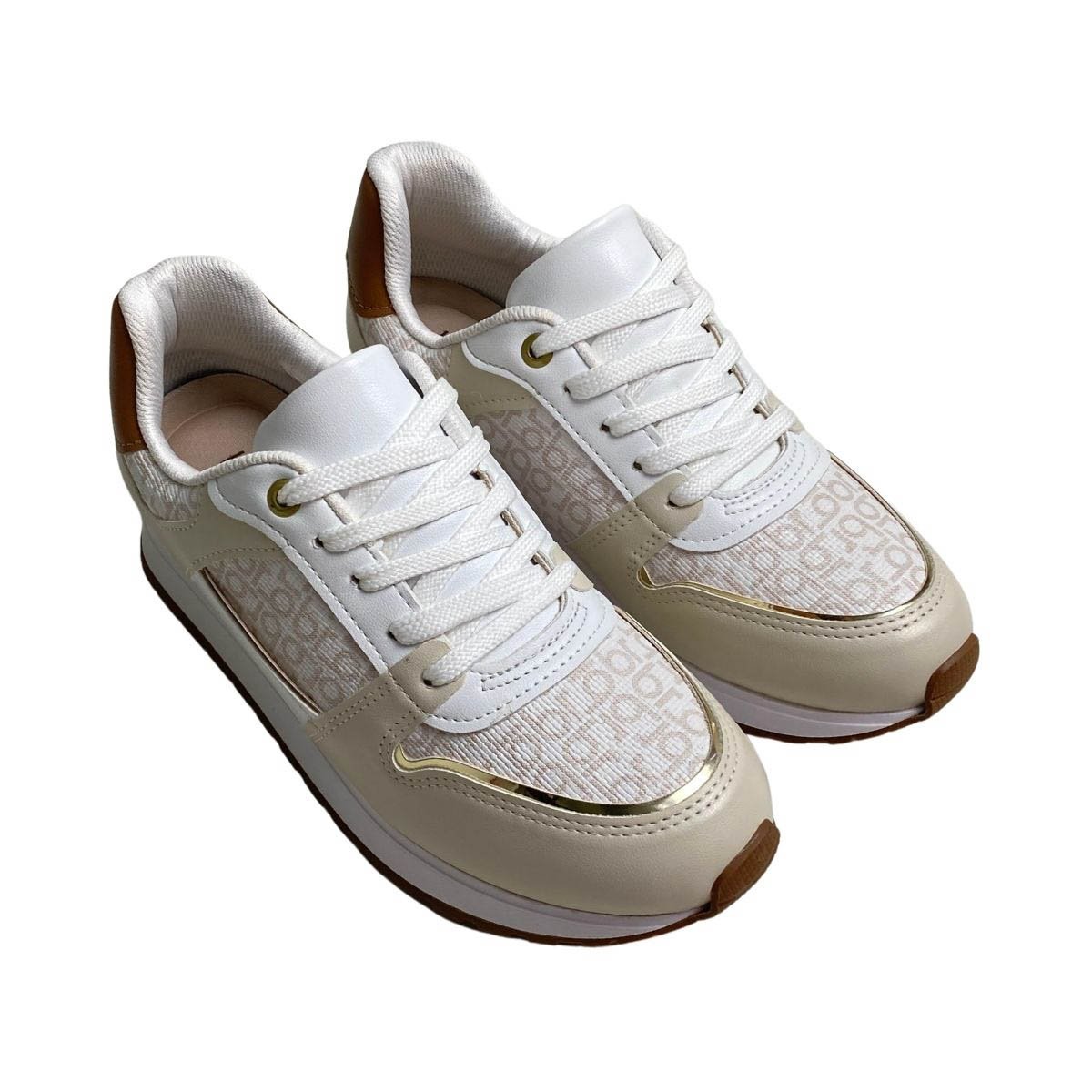 Tênis Beira Rio Feminino 4339103 Off White Bege 4