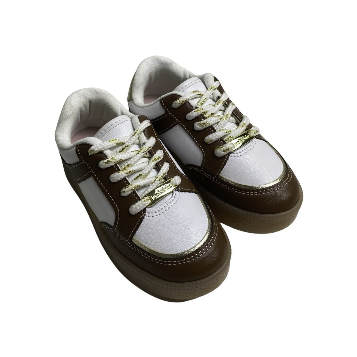 Tênis Molekinha Infantil Menina 2582110 Branco Branco/Marrom 4