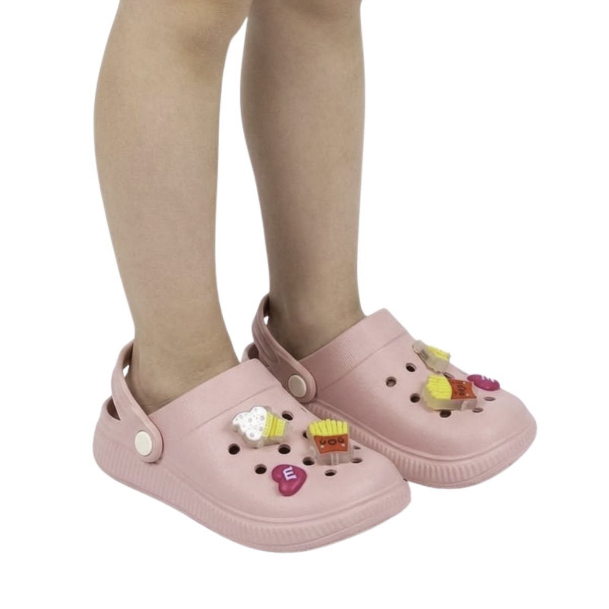 Babuche Molekinha Infantil Menina 2591113 Rosa Rosa 2