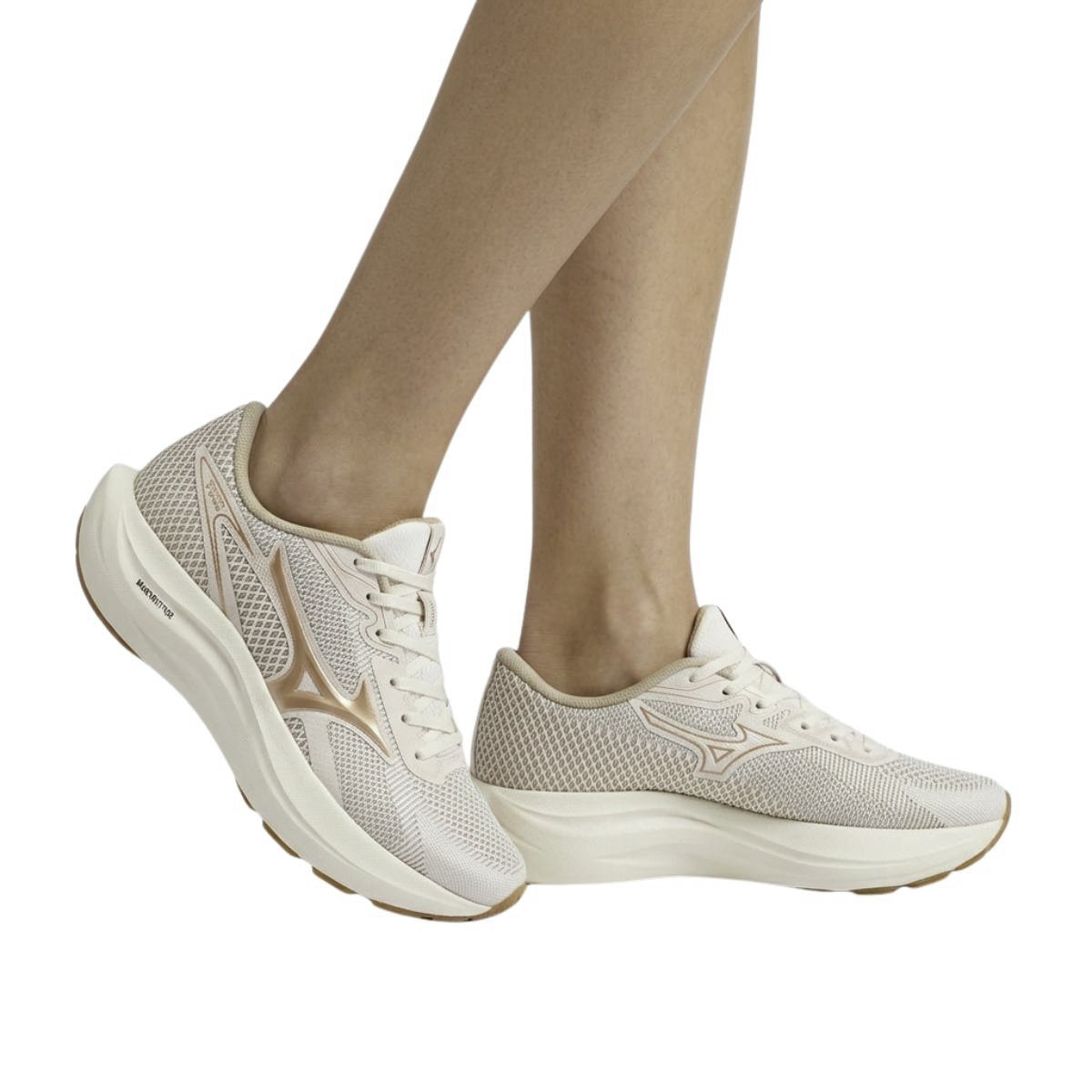 Tênis Mizuno Feminino 101136136F Creme Bege 2