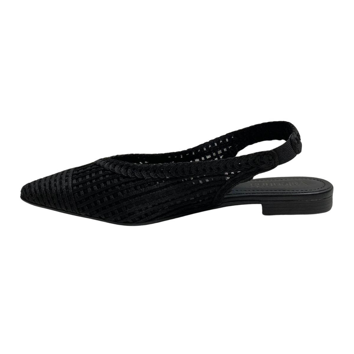 Sapatilha Valentina Feminina 373252 Preto Preto 3
