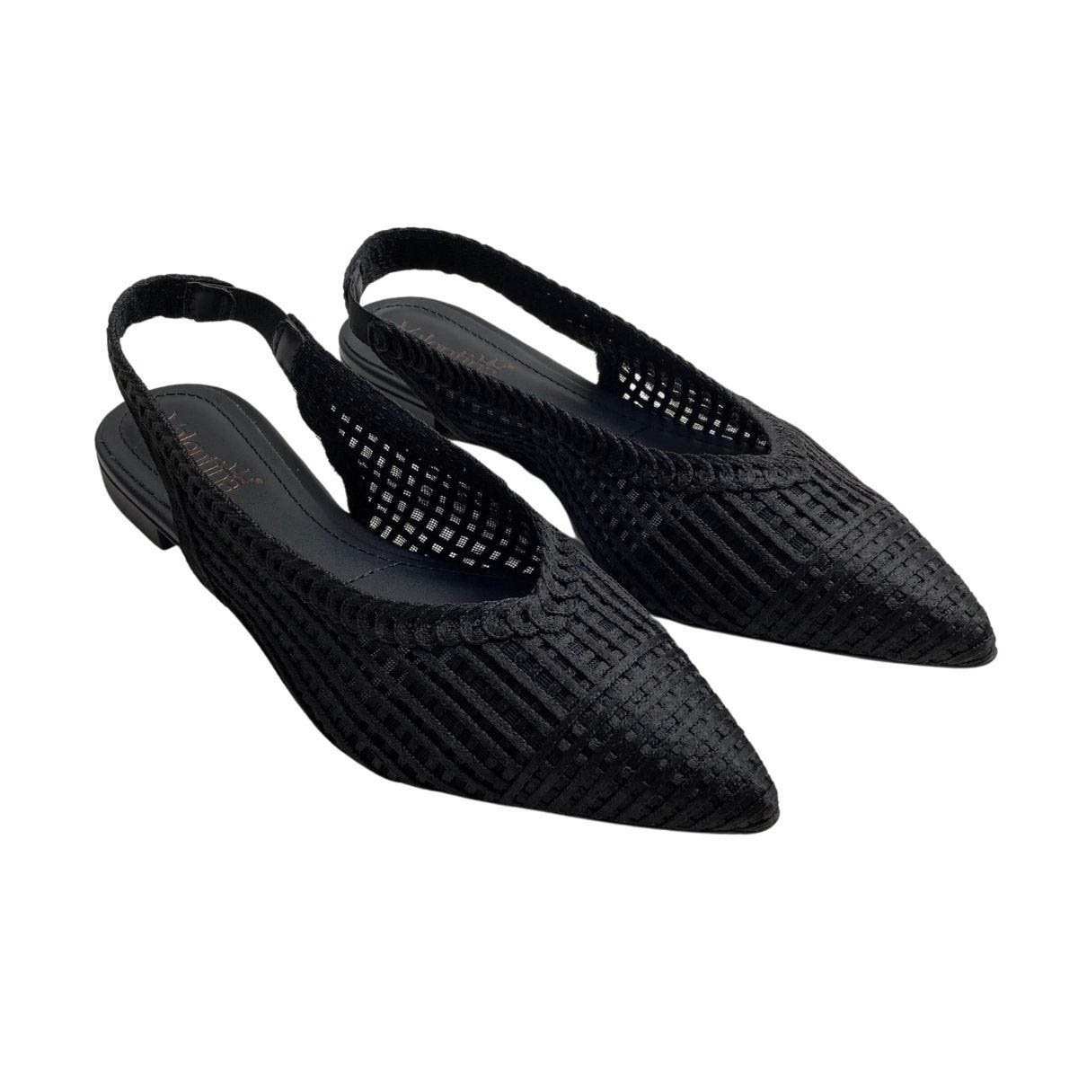 Sapatilha Valentina Feminina 373252 Preto Preto 4