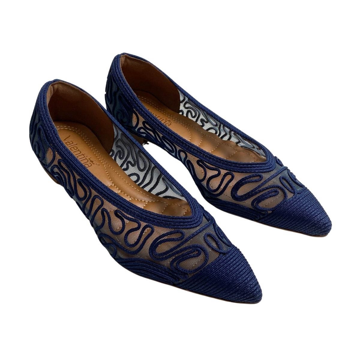 Sapatilha Valentina Feminina 373316 Marinho Azul Marinho 4