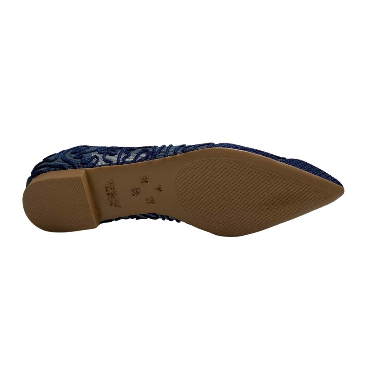 Sapatilha Valentina Feminina 373316 Marinho Azul Marinho 6
