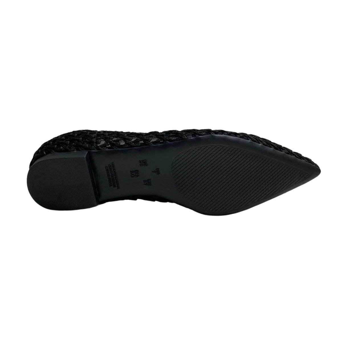 Sapatilha Valentina Feminina 373315 Preta Preto 6