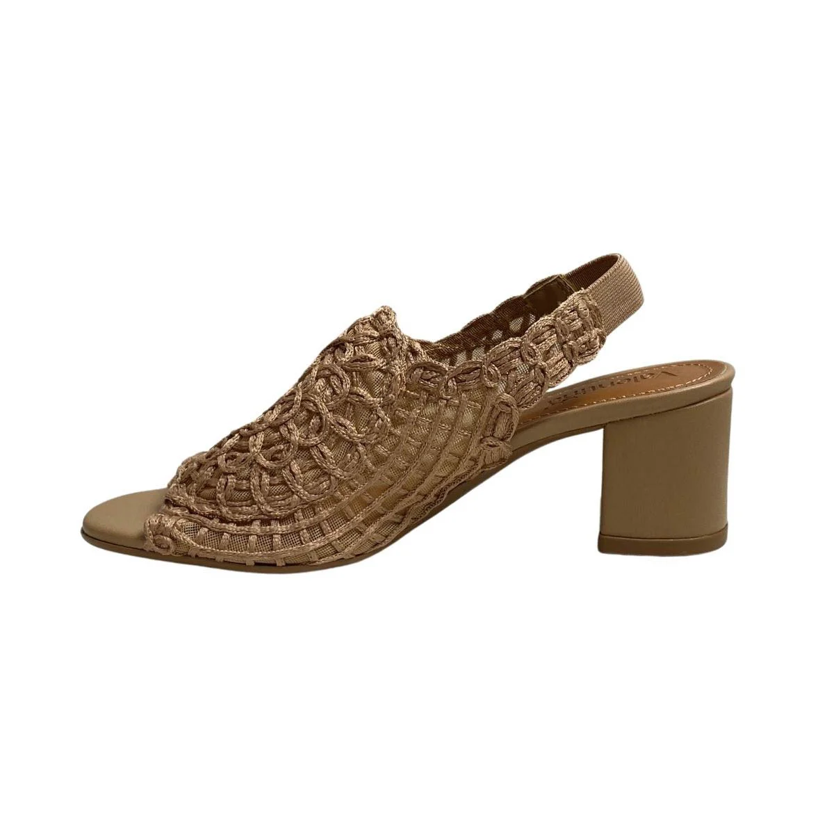 Sandália Valentina Feminina 457010V Bege Bege 3