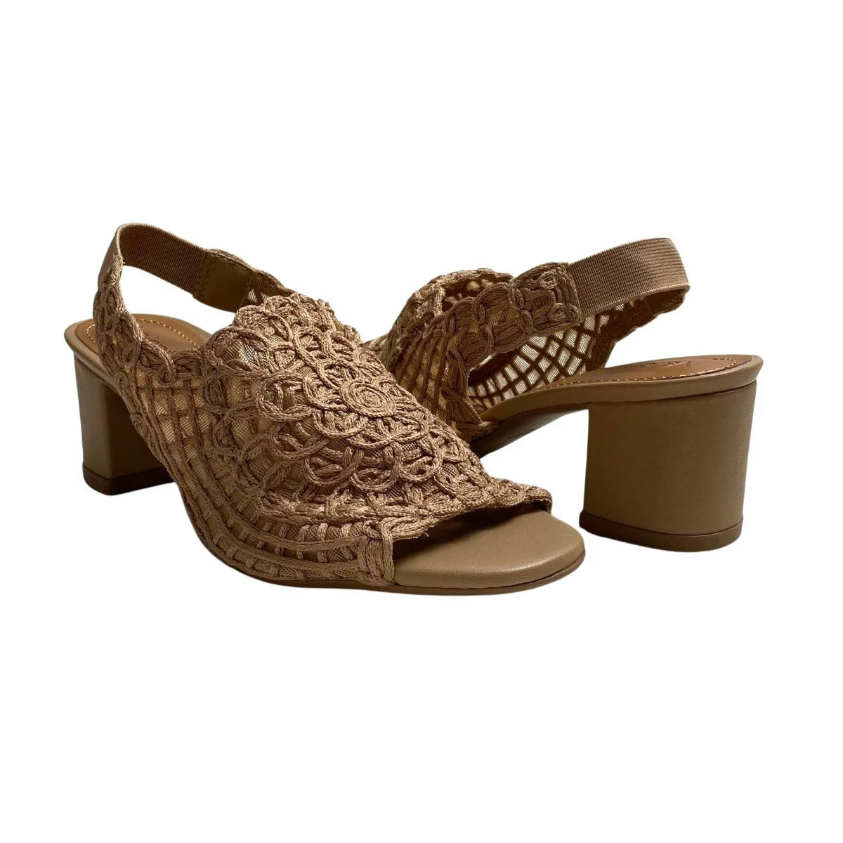 Sandália Valentina Feminina 457010V Bege Bege 5