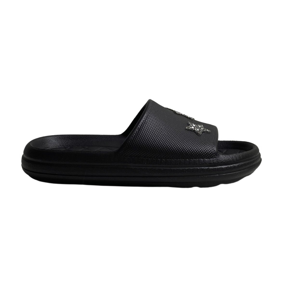 Chinelo Slide Molekinha Infantil Menina 2338111 Preto