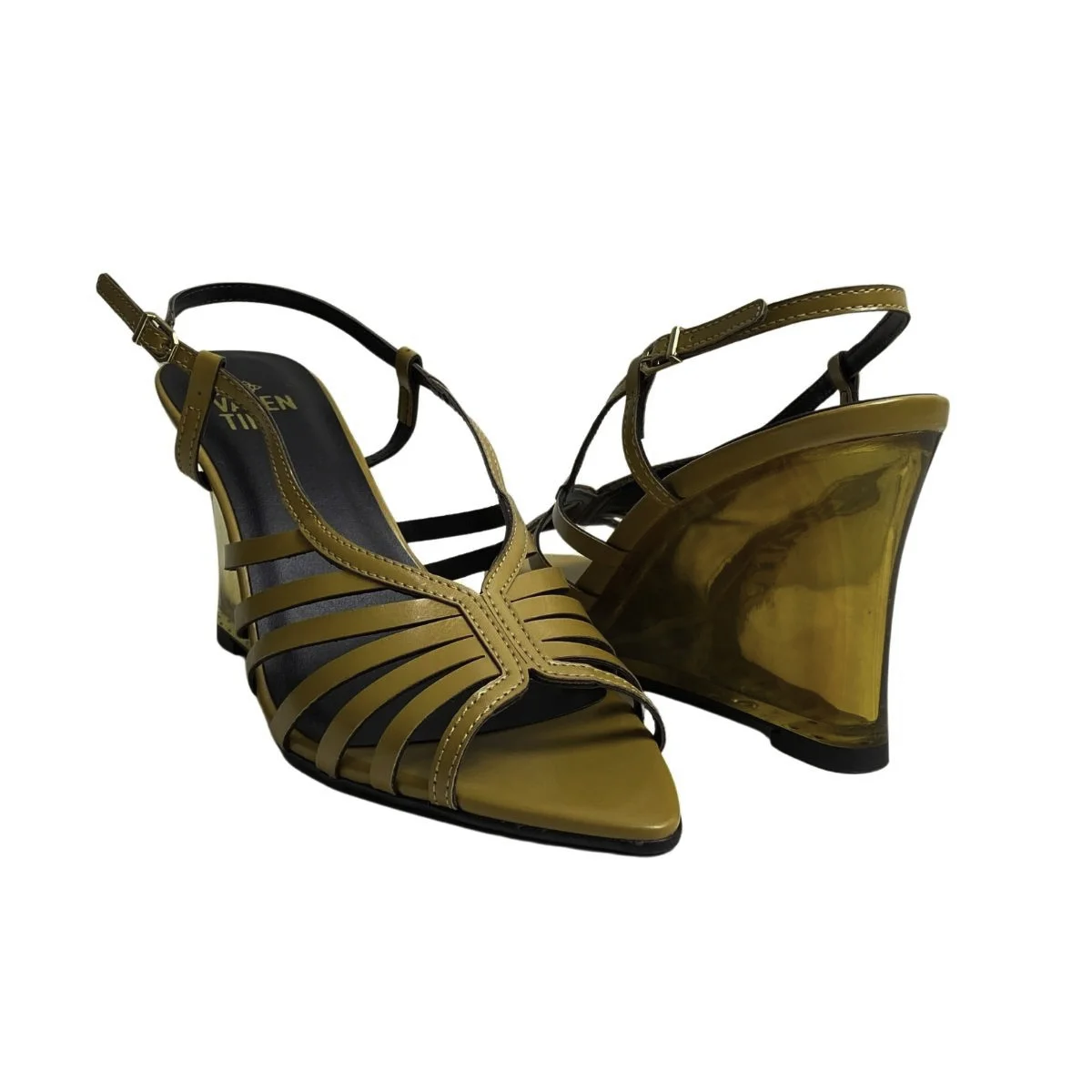 Sandália Di Valentini Feminina 544812601 Amarela Amarelo 5