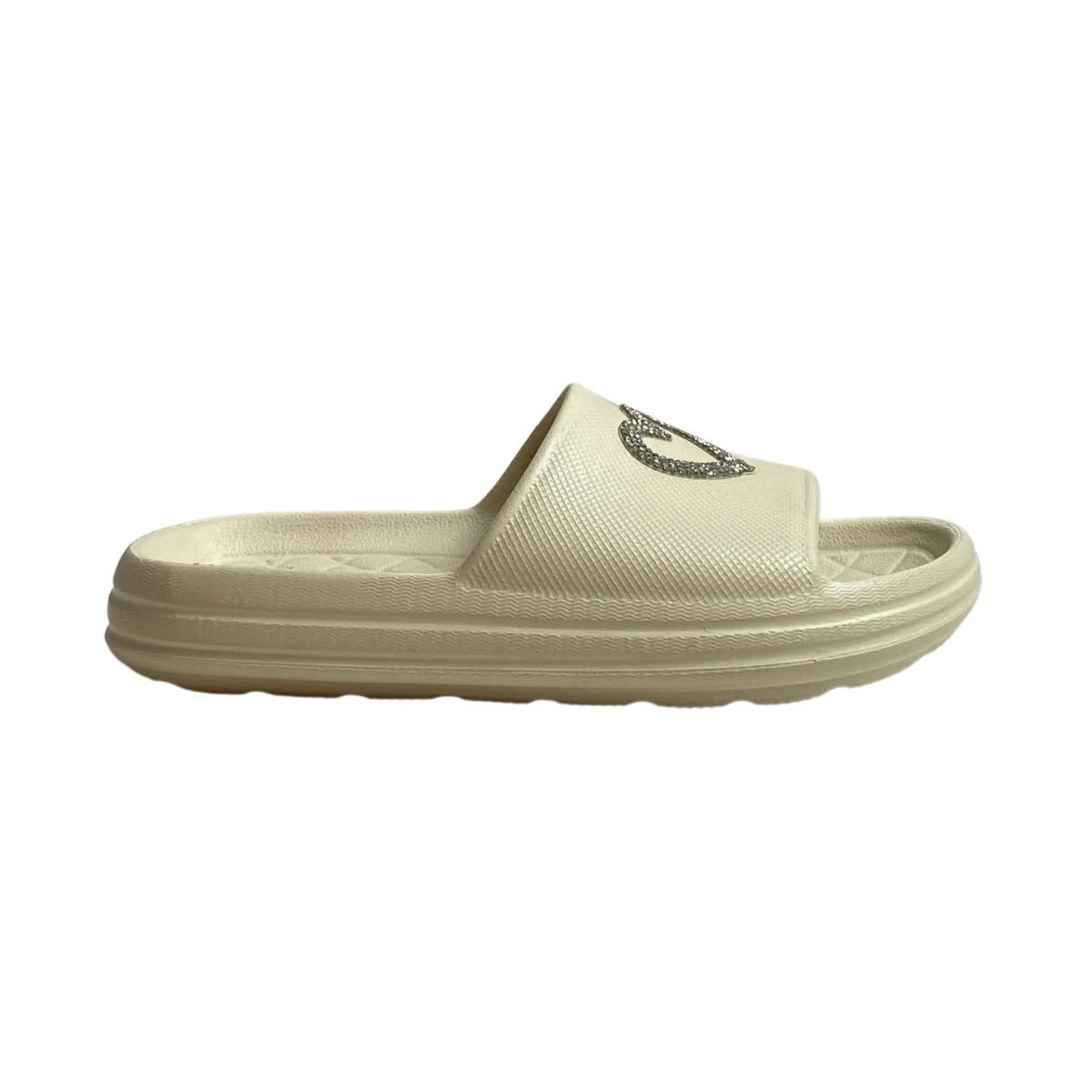 Chinelo Slide Molekinha Infantil Menina 2338110 Creme