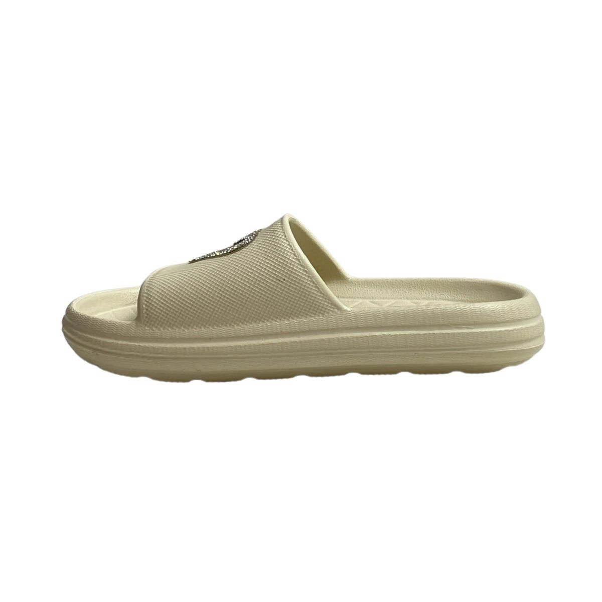 Chinelo Slide Molekinha Infantil Menina 2338110 Creme Bege 3