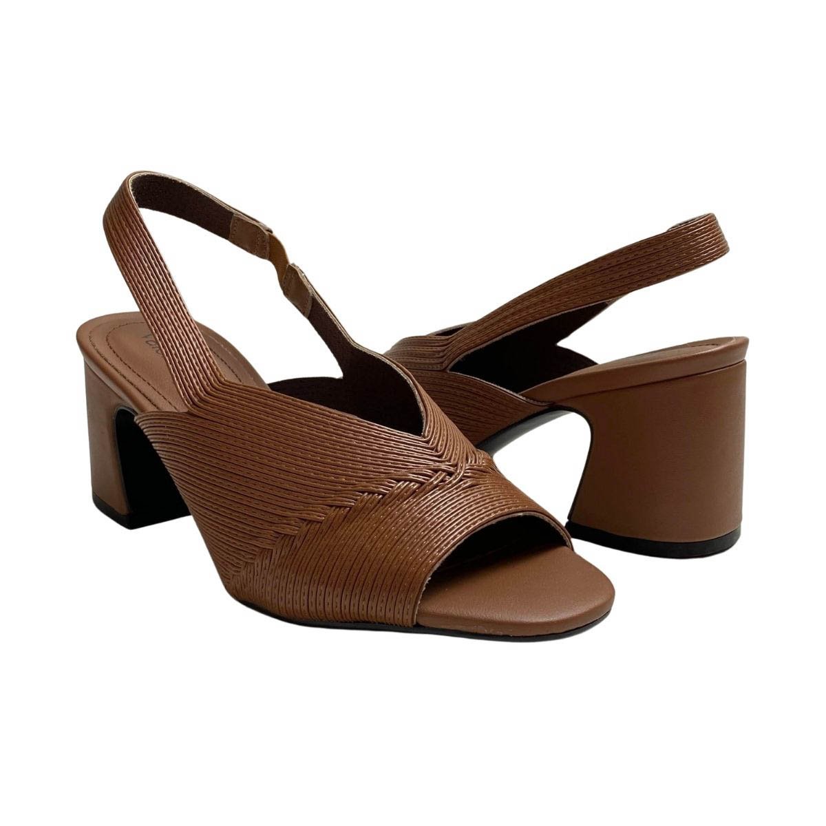 Sandália Valentina Feminina 451092 Marrom Marrom 5