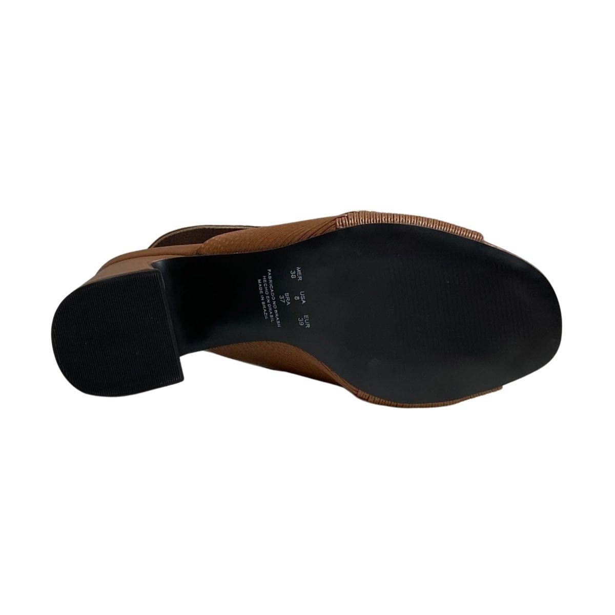 Sandália Valentina Feminina 451092 Marrom Marrom 6