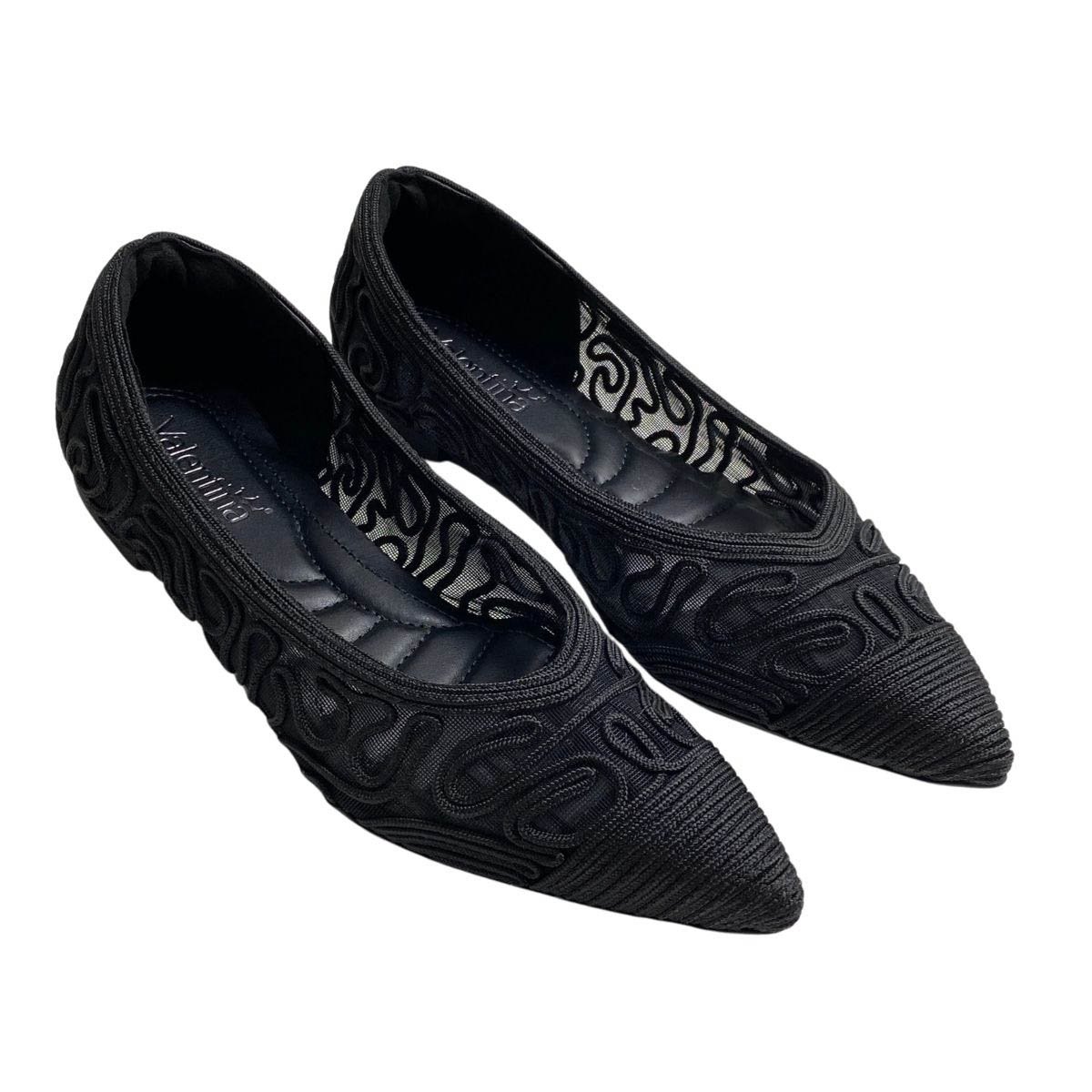 Sapatilha Valentina Feminina 373316 Preto Preto 4