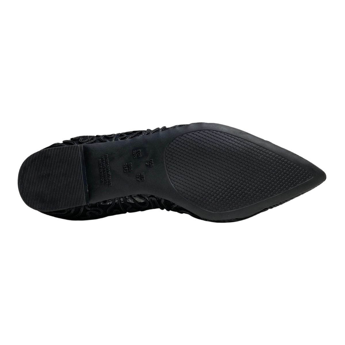 Sapatilha Valentina Feminina 373316 Preto Preto 6