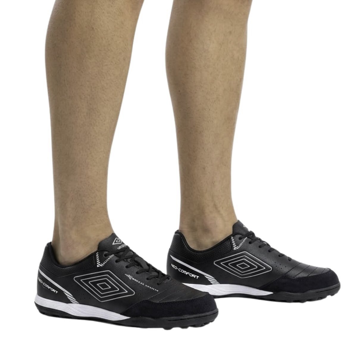 Chuteira Neo Comfort Society Umbro Masculina UO1FB00431 Preto Preto 2