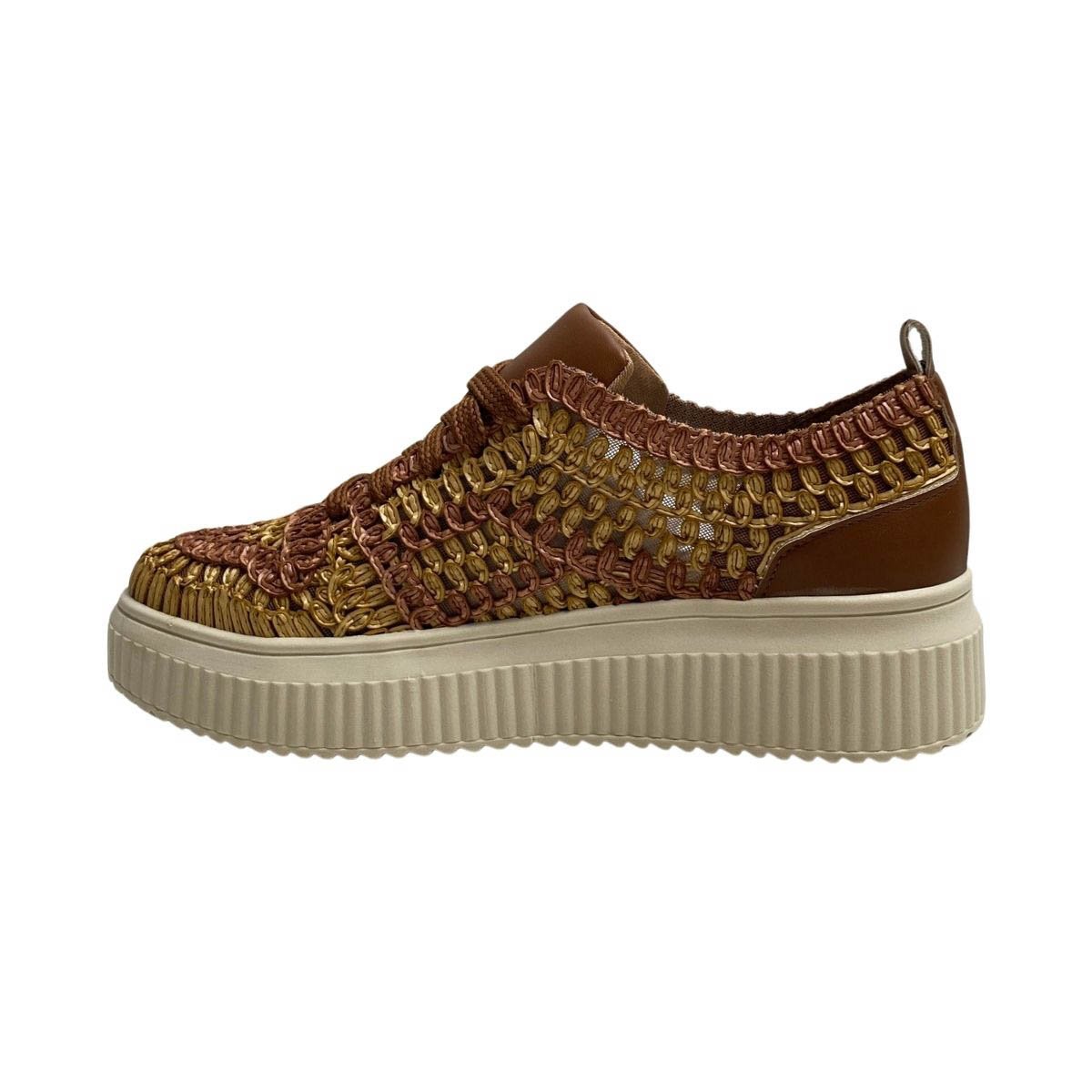 Tênis Valentina Feminino 605026 Marrom Marrom 3