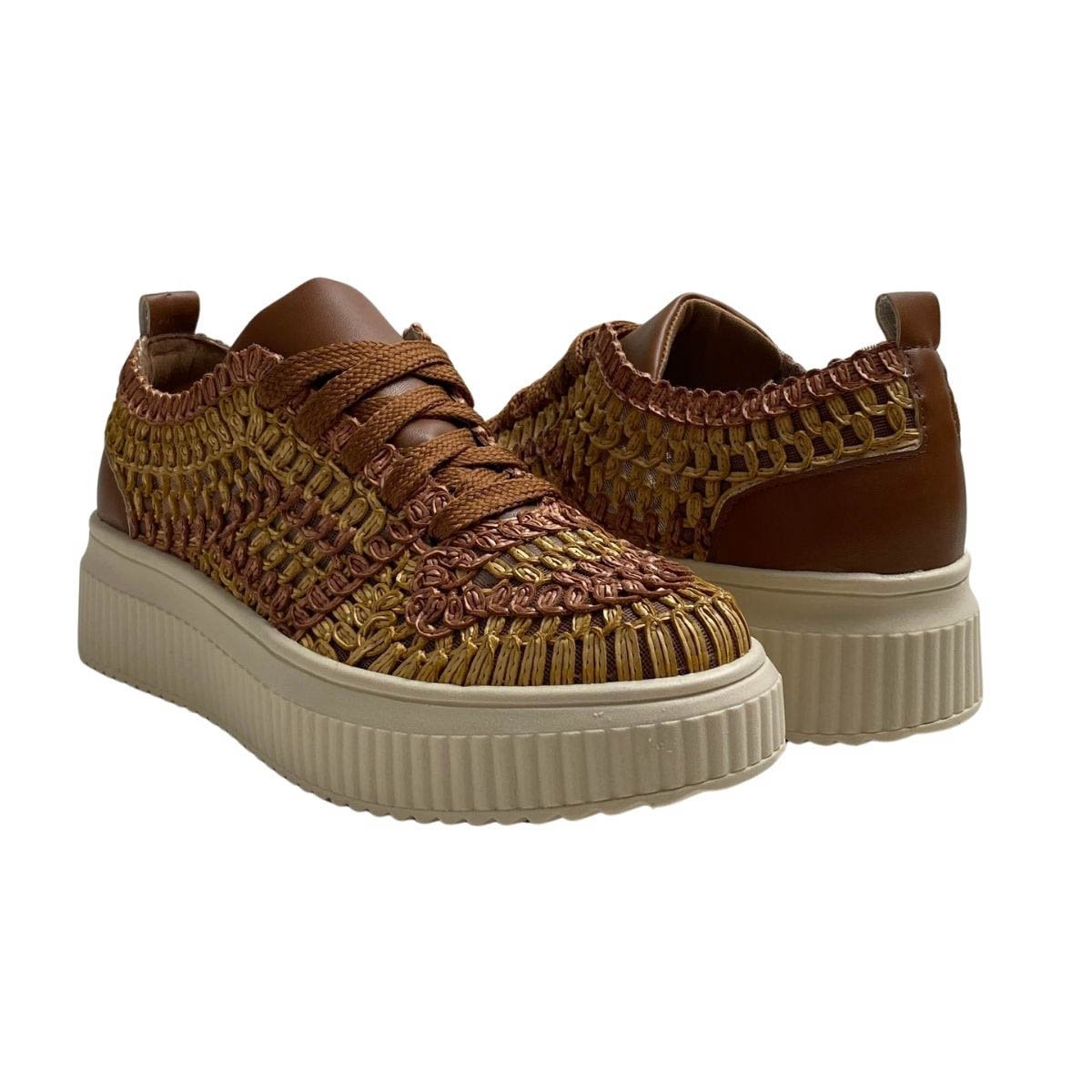 Tênis Valentina Feminino 605026 Marrom Marrom 5