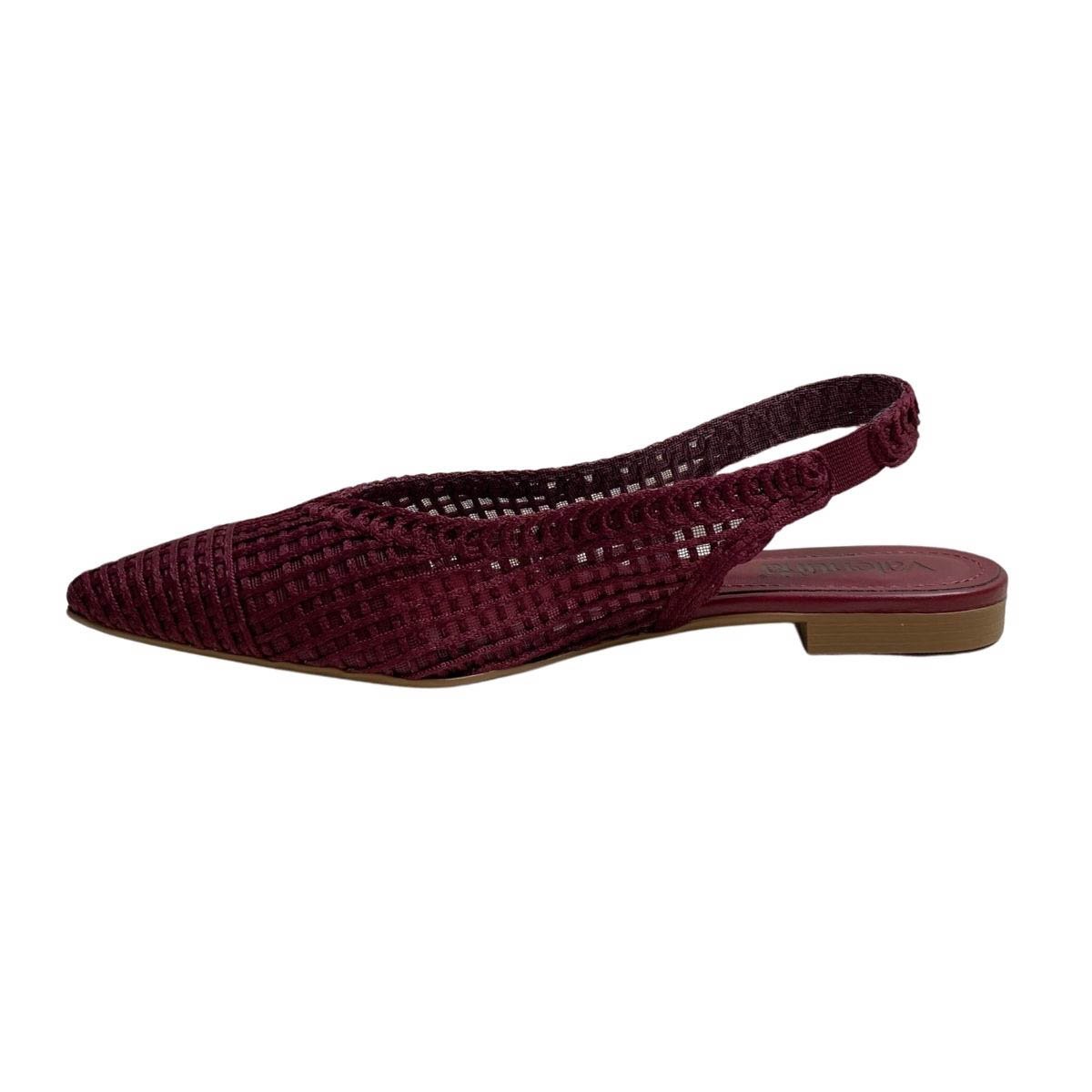 Sapatilha Valentina Feminina 373252 Bordô Bordô 3