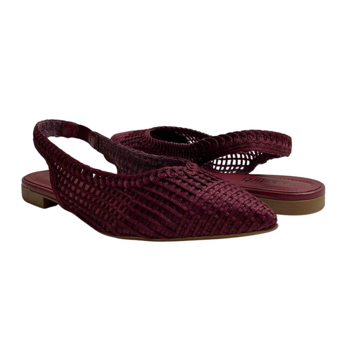 Sapatilha Valentina Feminina 373252 Bordô Bordô 5