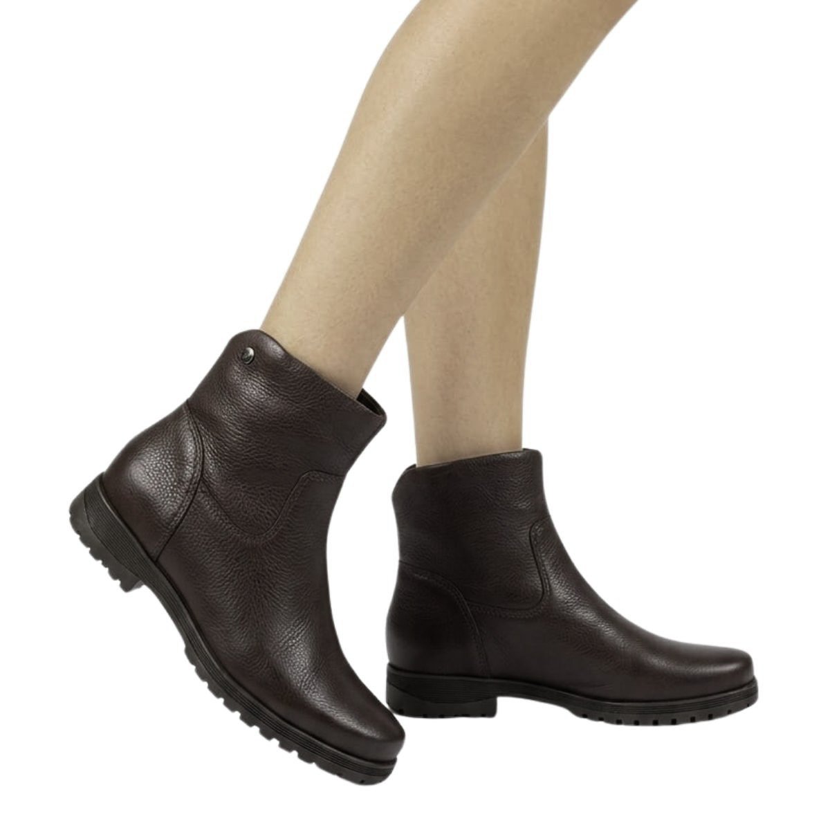 Bota Couro Bottero Feminina 369207 Marrom Marrom 2